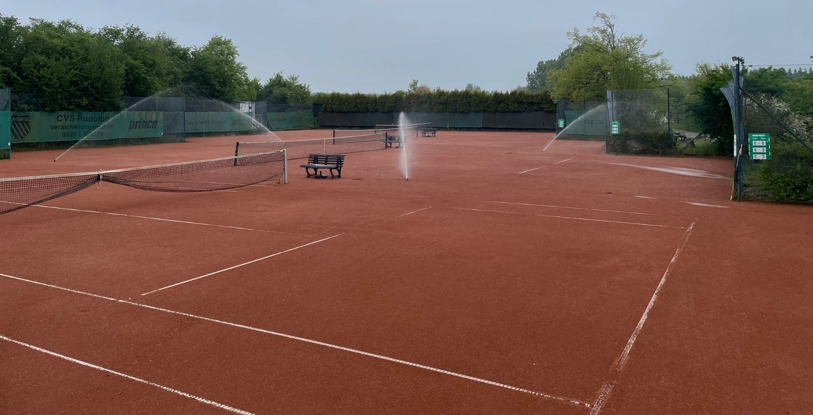 Die Tennisplätze des SV LöWi in Widdersdorf